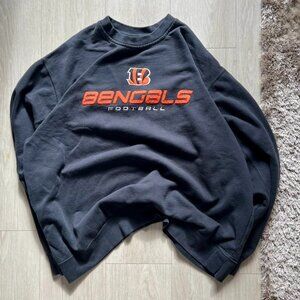 Y2K Cincinnati Bengals NFL Apparel Men’s XL - 2XL cut tag crewneck Embroidered
